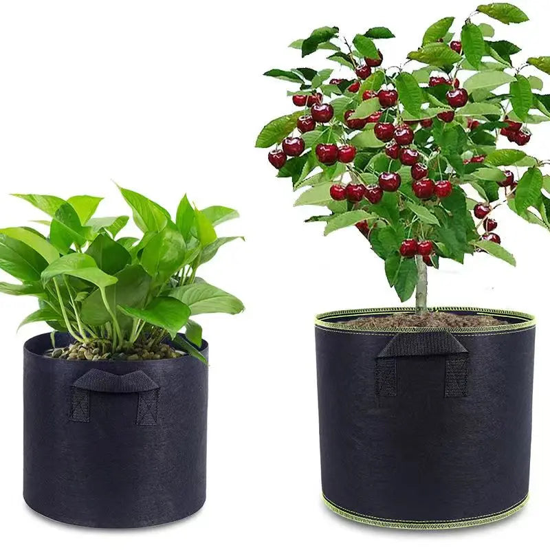 Siopsrl| Planting bag made of nonwoven fabric – Robust garden container with handles for plants