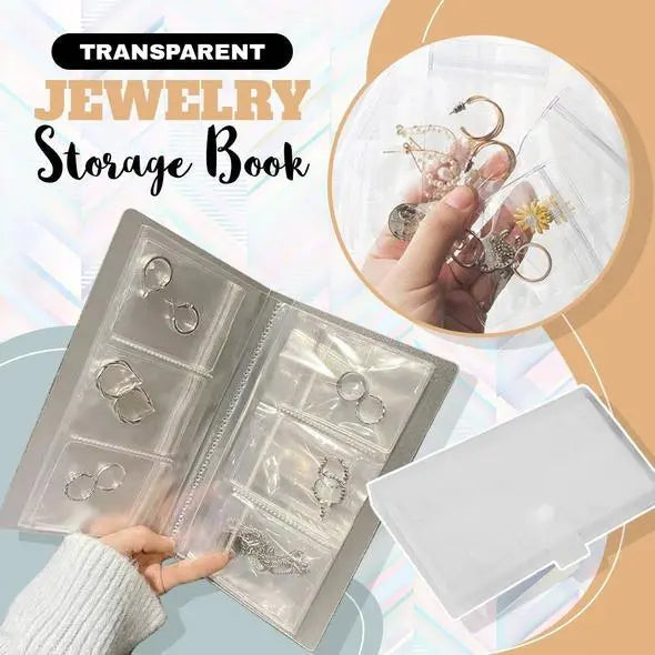Siopsrl| Jewelry Storage Book – Transparent Travel Case with PRedection System