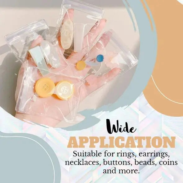 Siopsrl| Jewelry Storage Book – Transparent Travel Case with PRedection System