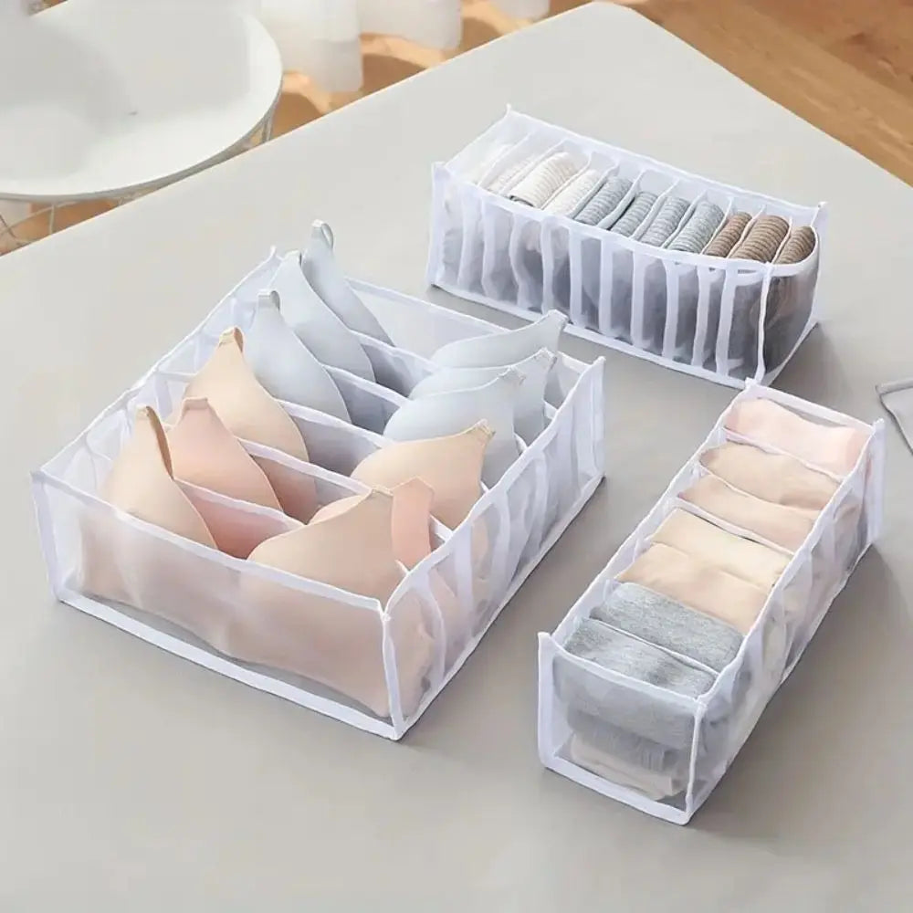 Siopsrl| Drawer Organizer Set — Clothing Storage for Neat Drawers