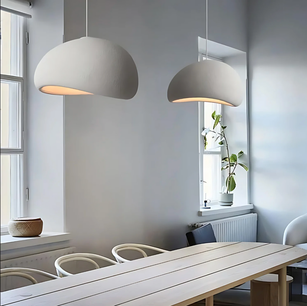Siopsrl| LED Pendant Lamp - Nordic Wabi Sabi Design - Adjustable Lighting Fixture for Home Decor & Modern Interiors