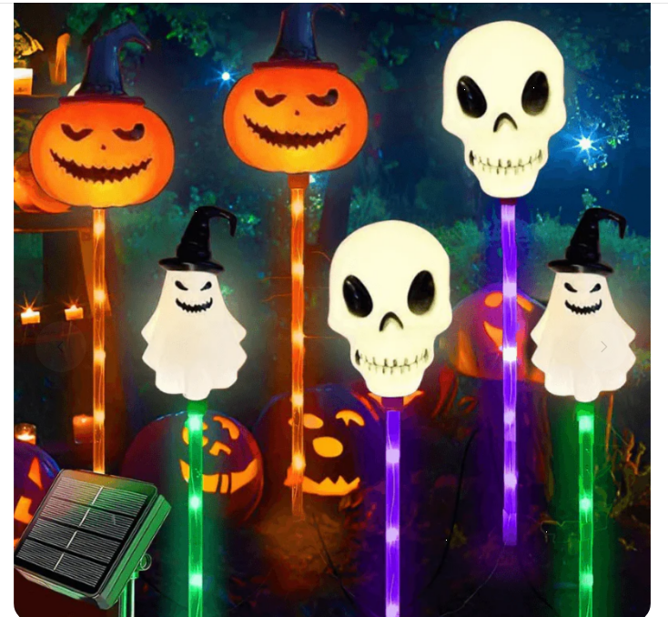 Siopsrl| Halloween pumpkin garden solar lamp