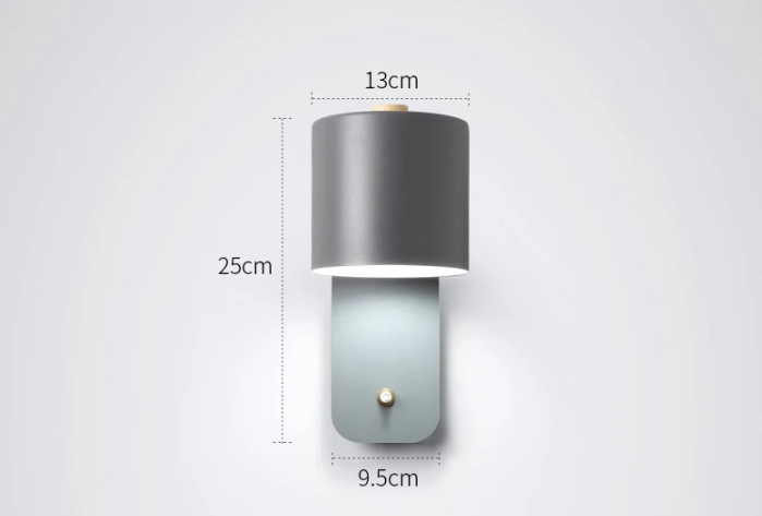 Siopsrl| Modern LED Wall Light with Switch – Indoor Wall Sconce for Home Decor