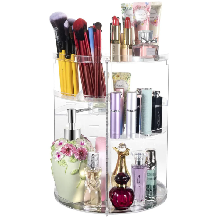 Siopsrl| 360° Rotating Makeup Storage Organizer