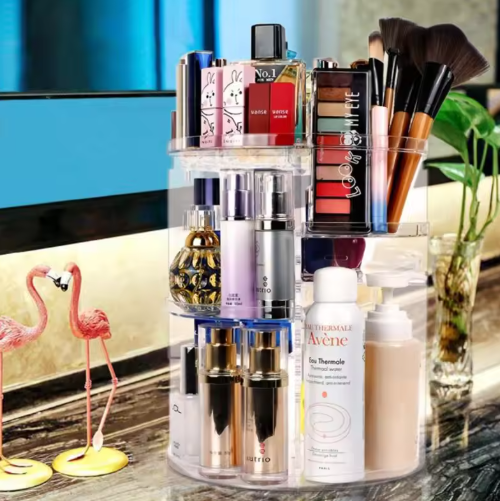 Siopsrl| 360° Rotating Makeup Storage Organizer