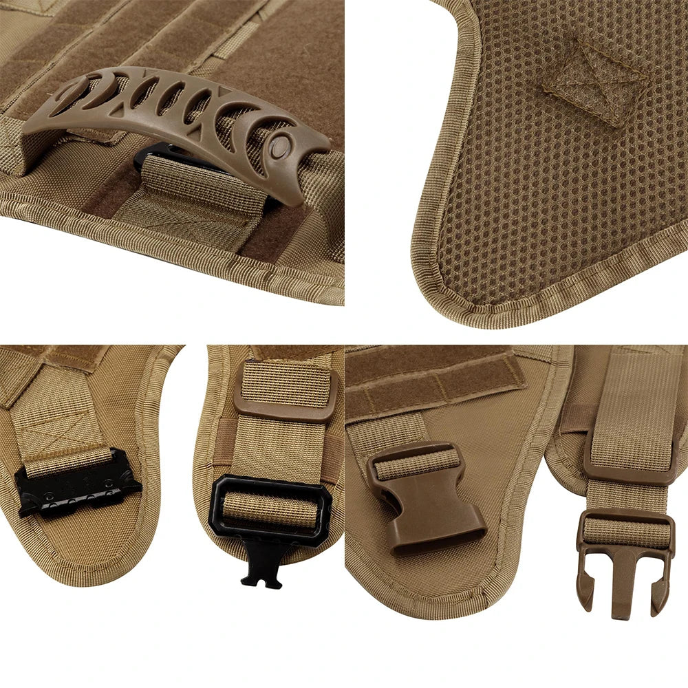 Siopsrl| Guardpaw Tactical Dog Harness with Handle - Durable, Adjustable, Leash Set