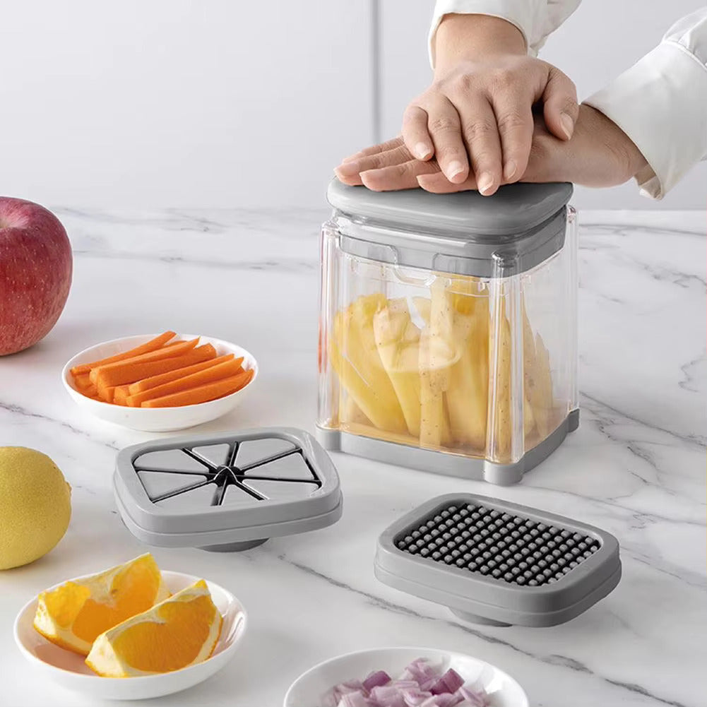 French Fry Cutter 4-in-1