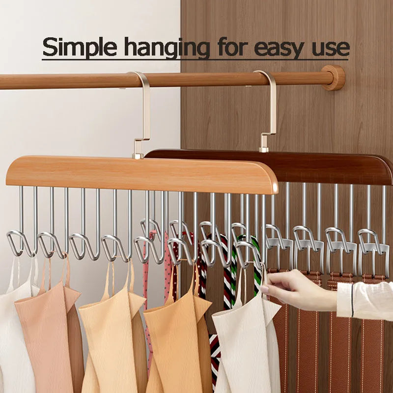 Siopsrl| Multi-Hook Space Saver Clothes Organizer Rack
