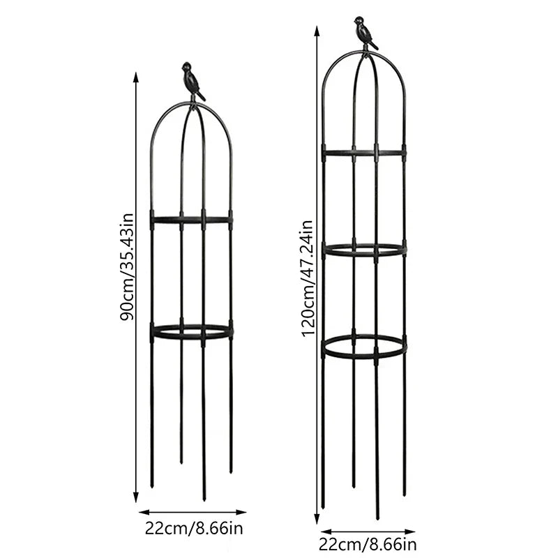 Siopsrl| GrowArc Garden | Plant climbing aid made of fiberglass | Stable & weatherproof | For climbing plants & vegetables
