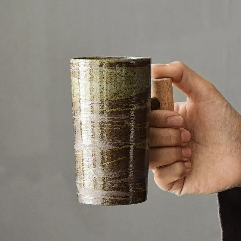 Siopsrl| Nordic Latte Mugs with Earthy Design - NatureSip