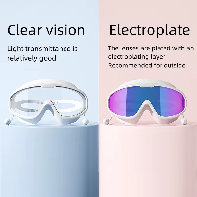 siopsrl | Adult Anti-Fog Swimming Goggles – Stylish UV-Protective Swim Gear with Leakproof Fit