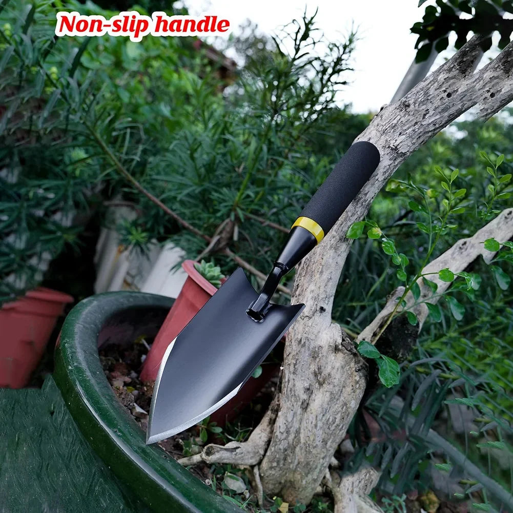 Siopsrl| TerraGrip Garden Spade | Extra Robust & Ergonomic | Seamlessly Welded | For Hard Soils & Roots
