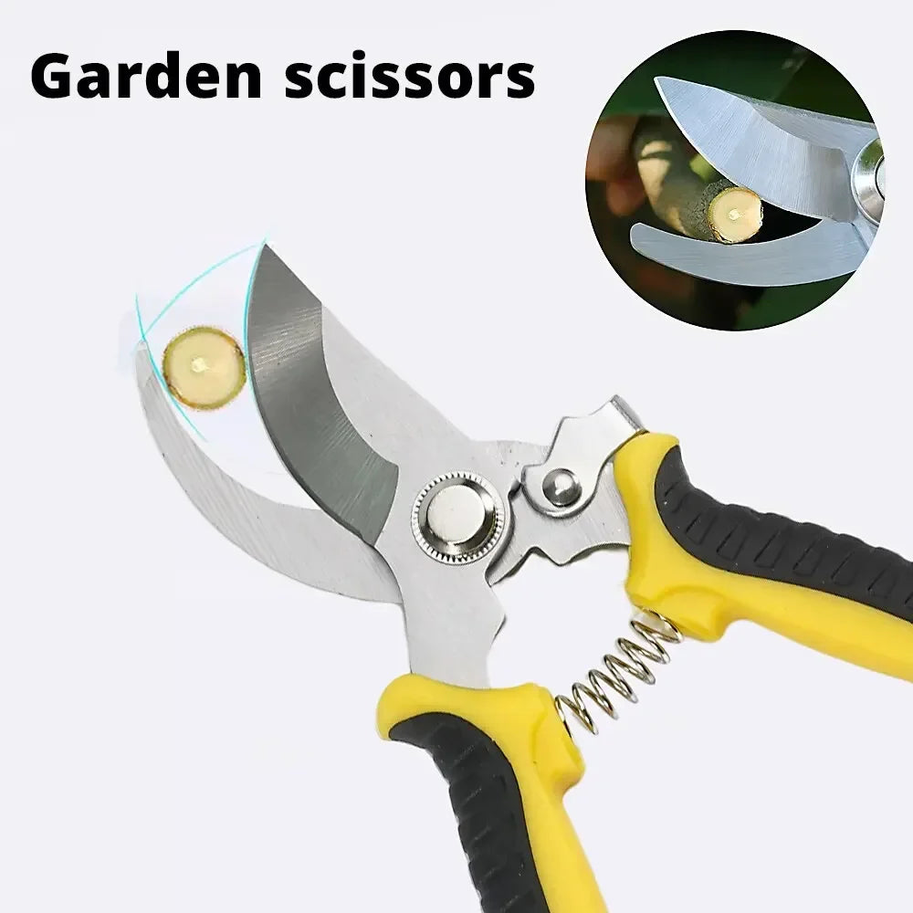 Siopsrl| PrecisionCut Pruning Shears | Stainless Steel Garden Scissors for Trimming