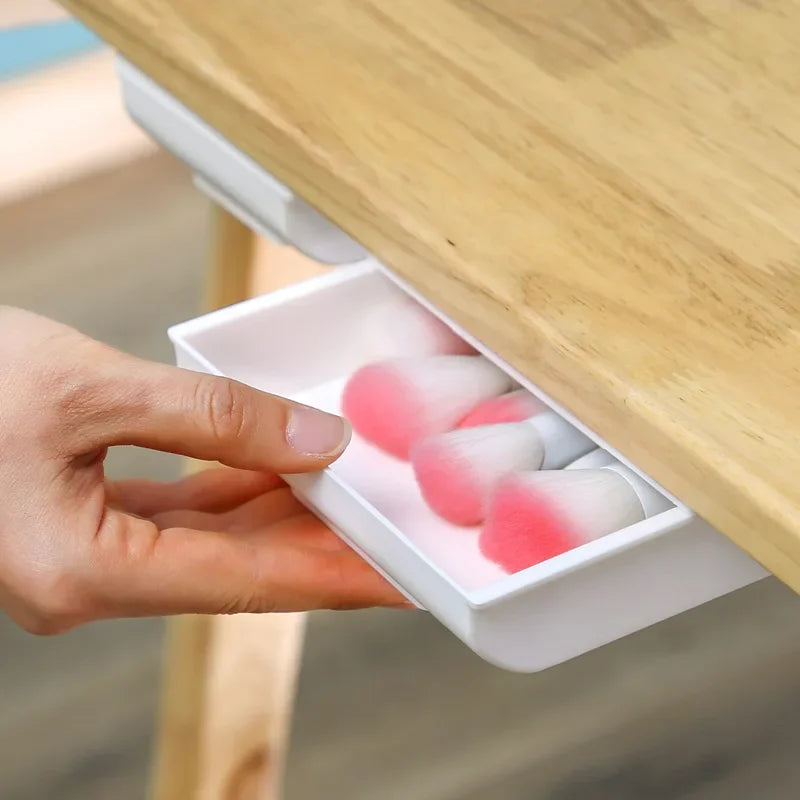 Siopsrl| Self-Adhesive Desk Hidden Storage Box