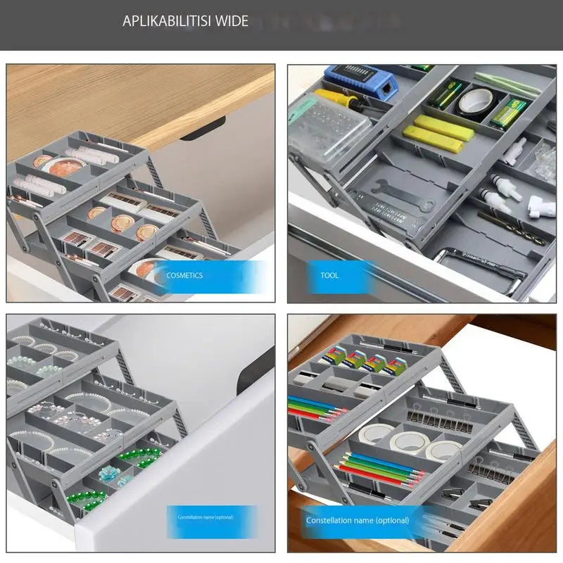 Siopsrl| Multi Level Collapsible Organizer Drawer