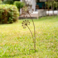 Siopsrl| Florandis Metal Garden Stake Flower | Decorative Stake for Balcony, Bed & Plant Pot | Weatherproof & Detailed