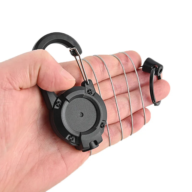 Siopsrl| Anti-theft Metal Elastic Keychain
