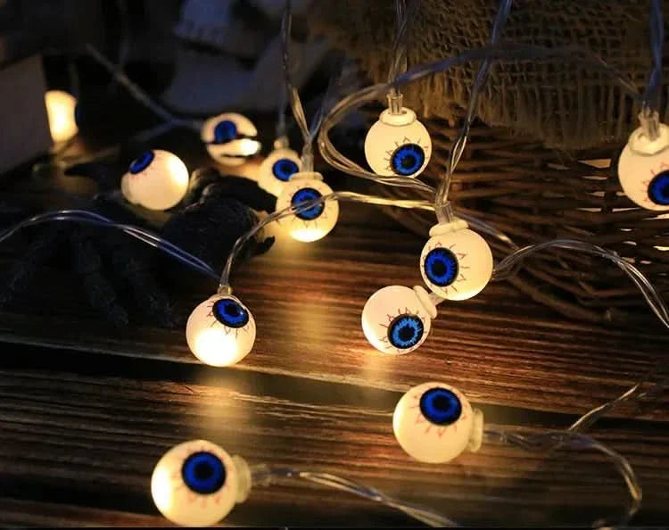 Siopsrl| Halloween LED Pumpkin & Skull String Lights