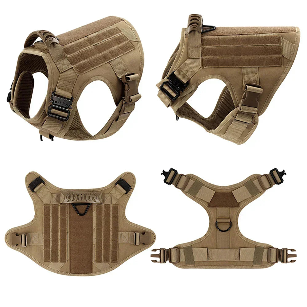 Siopsrl| Guardpaw Tactical Dog Harness with Handle - Durable, Adjustable, Leash Set