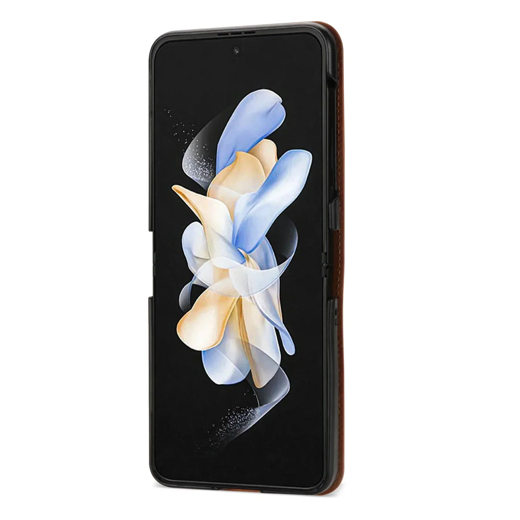 siopsrl | Leather Wallet Case for Samsung Galaxy Z Flip Series