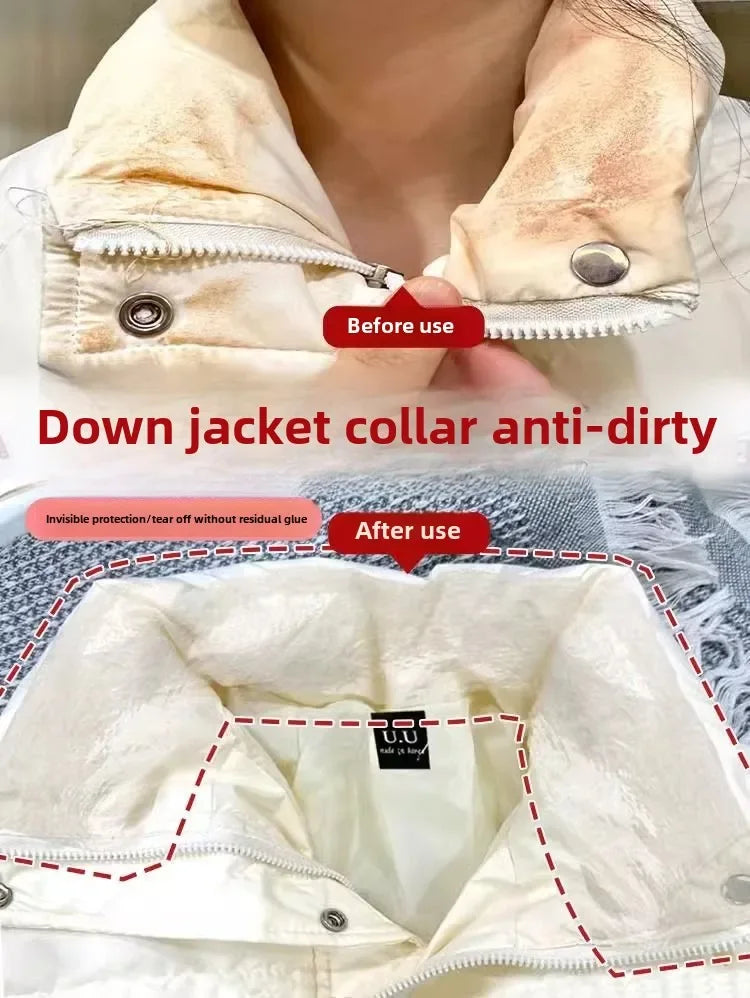 Siopsrl| Transparent Shirt Collar Anti-Stain Stickers