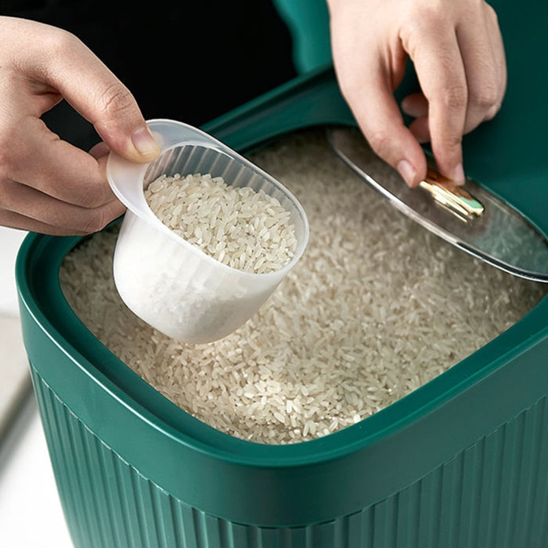 Siopsrl| Large Capacity Grain Container Organizer Box