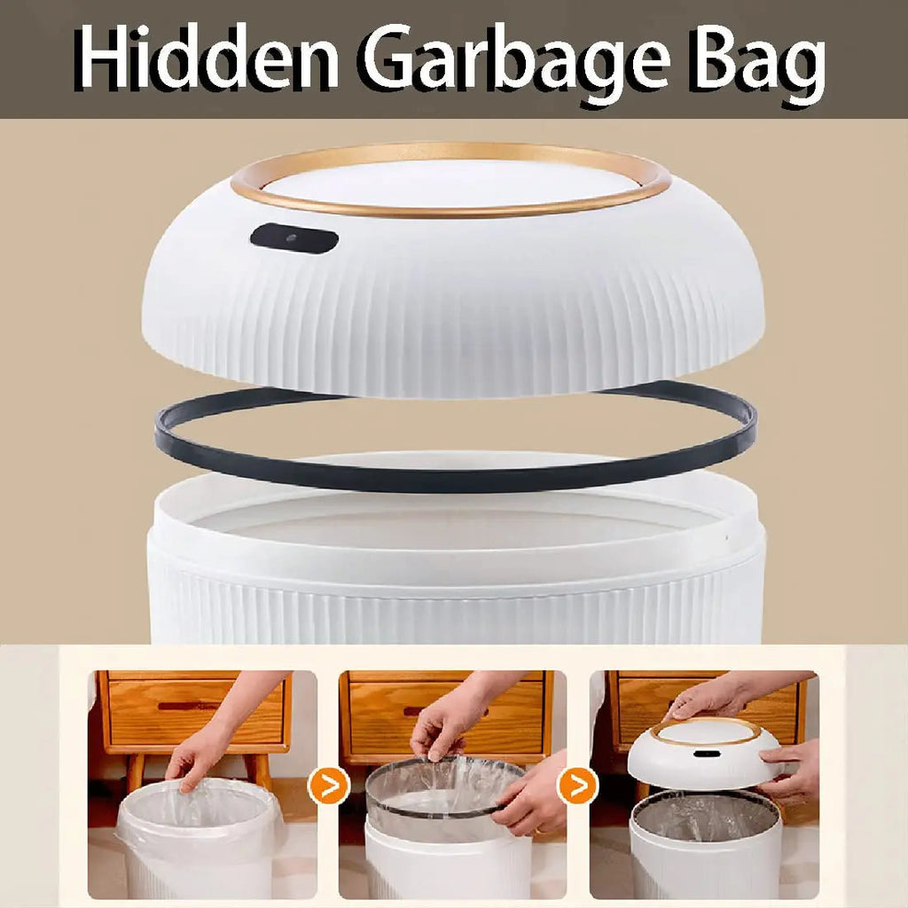 Siopsrl| Sensor Trash Can – Odor-Proof & Stylish in Design