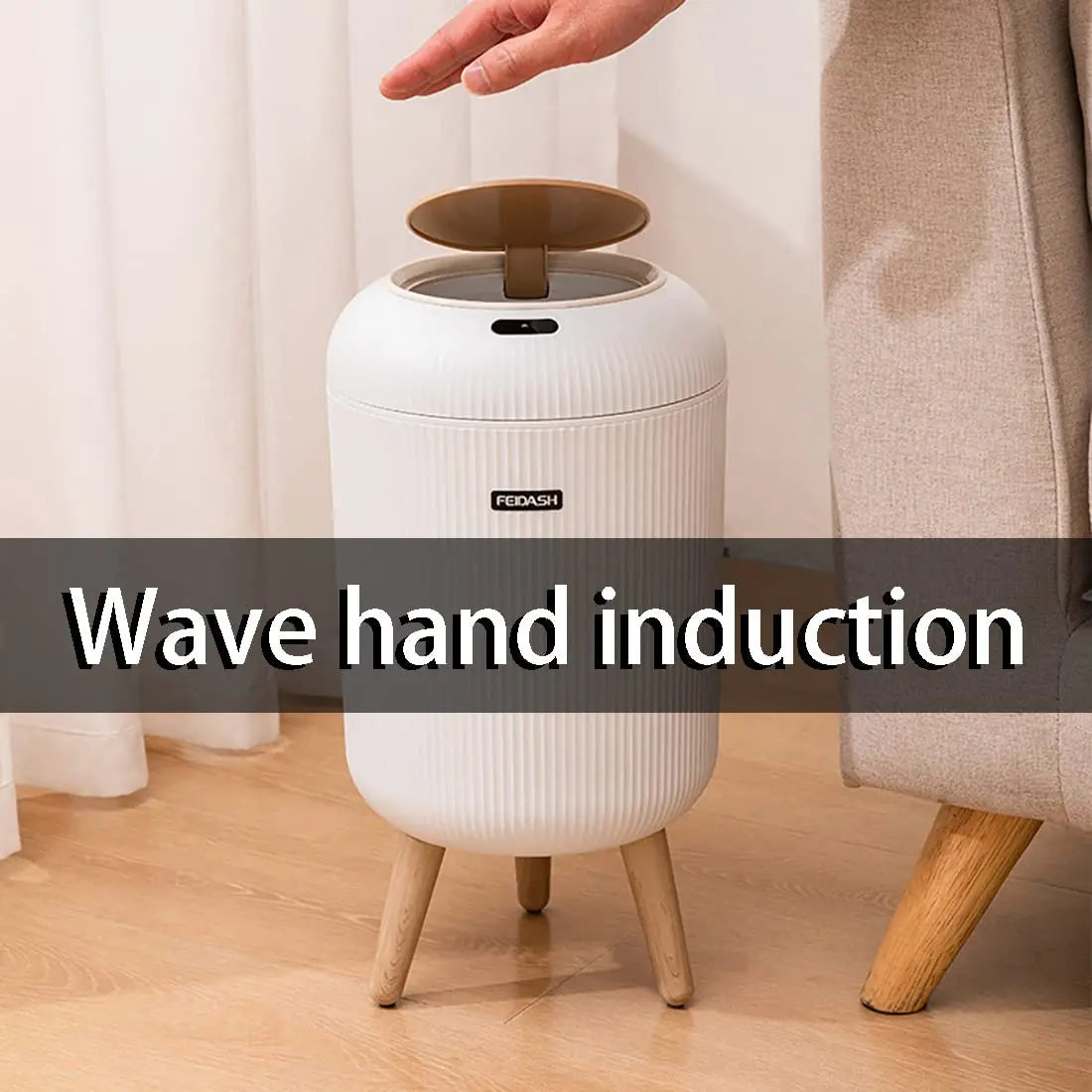 Siopsrl| Sensor Trash Can – Odor-Proof & Stylish in Design