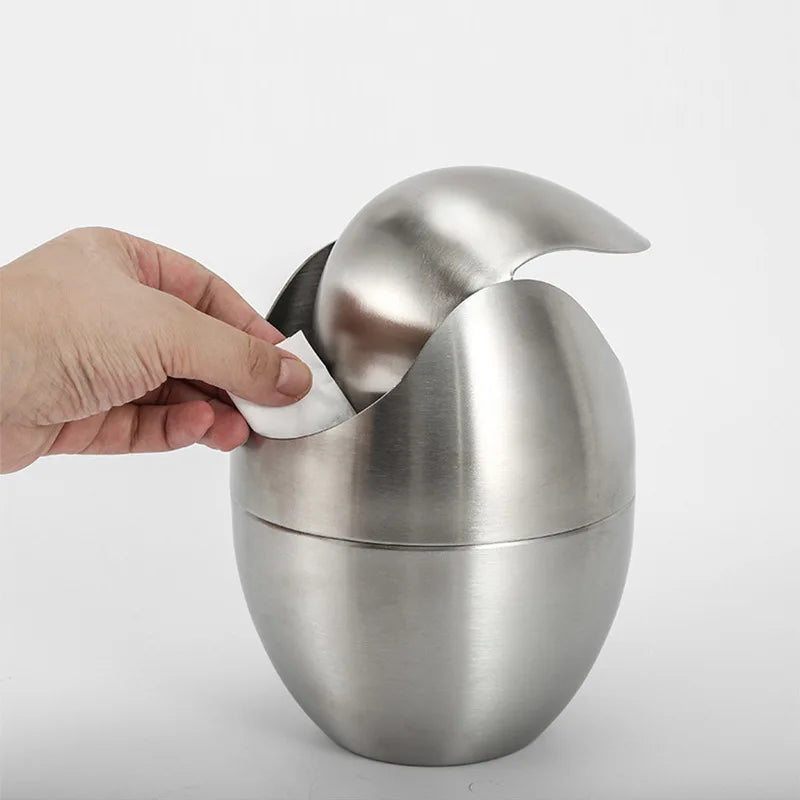 LuxBin Mini Trash Can made of Stainless Steel Siopsrl