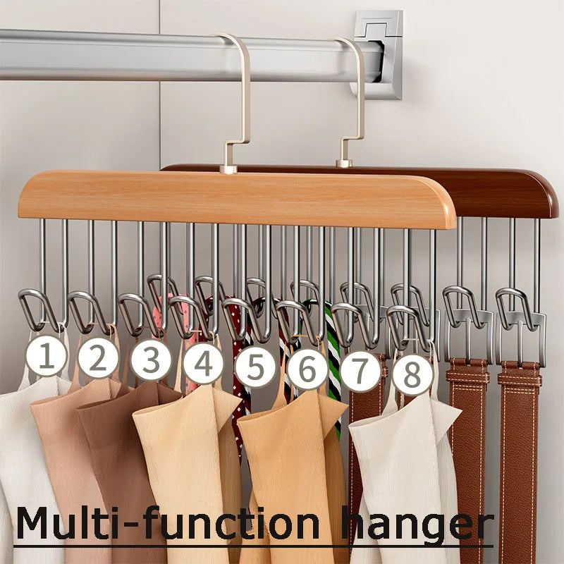 Siopsrl| Multi-Hook Space Saver Clothes Organizer Rack