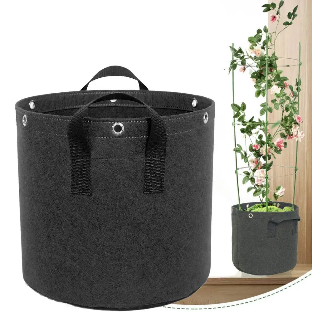 Siopsrl| Felt plant sack with carrying handles – Breathable and durable for garden plants and flowers