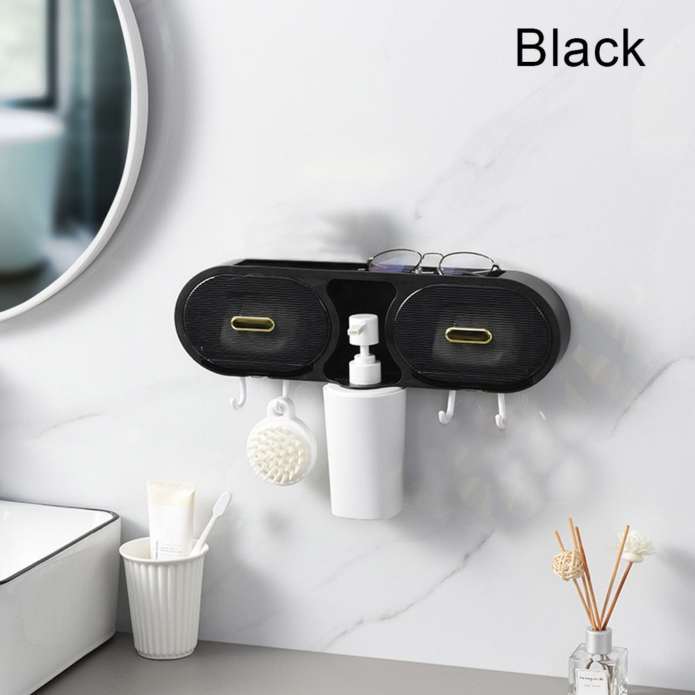 Siopsrl| Wall-Mounted Waterproof Bathroom Storage Rack