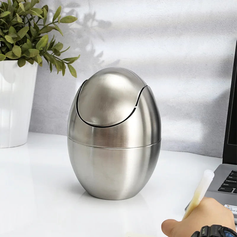 LuxBin Mini Trash Can made of Stainless Steel Siopsrl