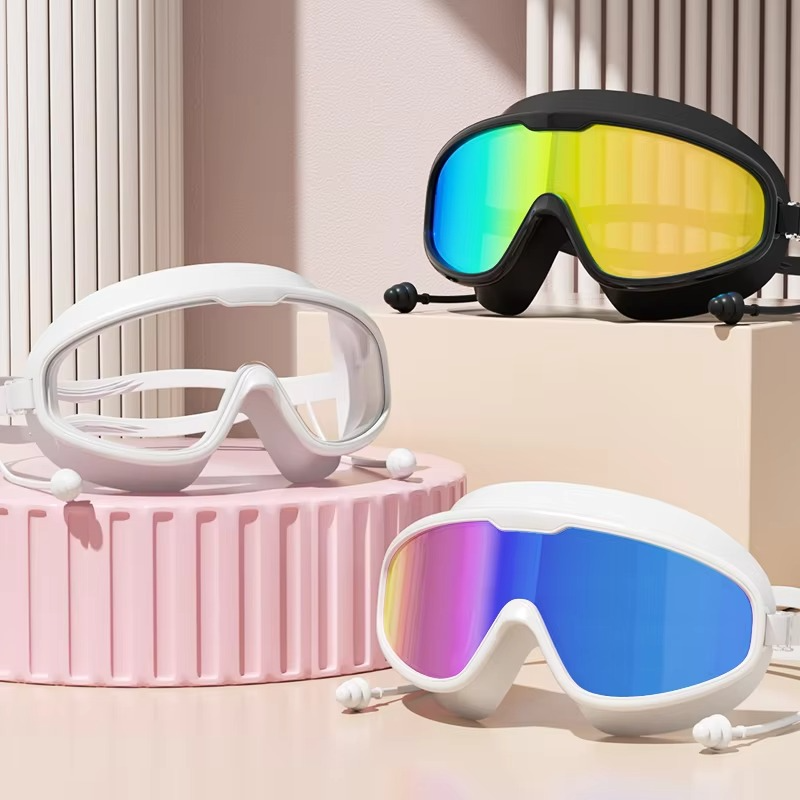 siopsrl | Adult Anti-Fog Swimming Goggles – Stylish UV-Protective Swim Gear with Leakproof Fit