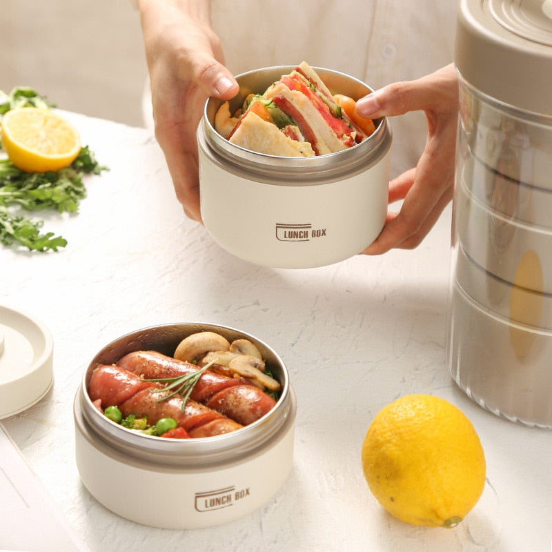 Siopsrl| Stackable Leak-Proof Thermal Lunch Box