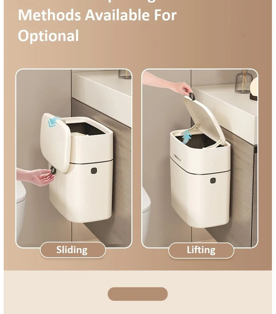 Siopsrl| Space-Saver Hangable Home Mini Trash Bin
