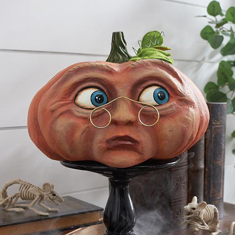 Siopsrl| Expressive Pumpkin Faces Halloween Decoration