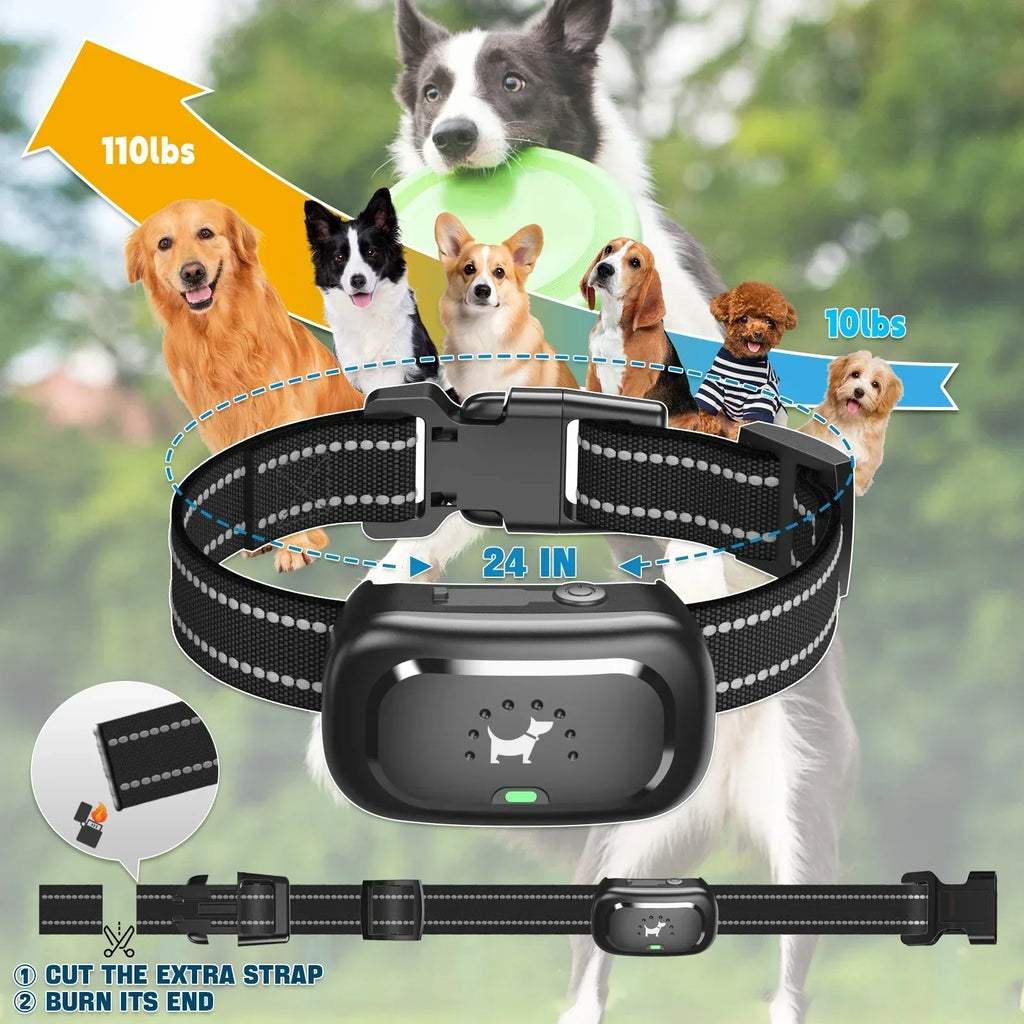 Siopsrl| Dog Training Collar with Remote – Shock Lock, Sound & Vibration Modes, Waterproof, 1600ft Range