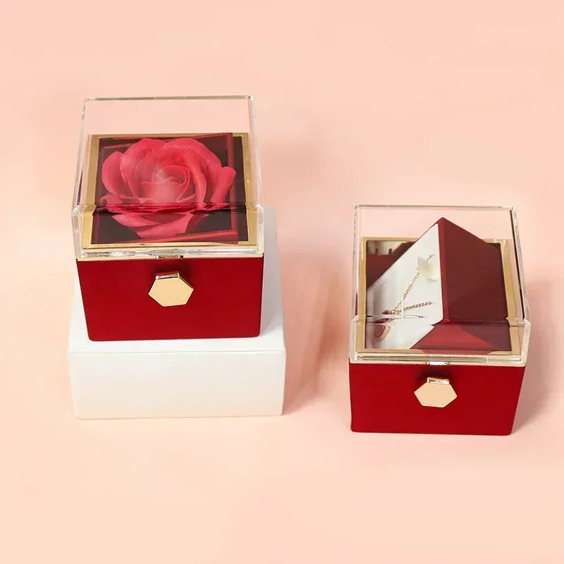 Siopsrl| Eternal Rose Spin Display Jewelry Box