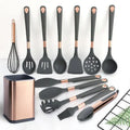 EliteCook - 12-piece gold-coated kitchen utensil set Siopsrl