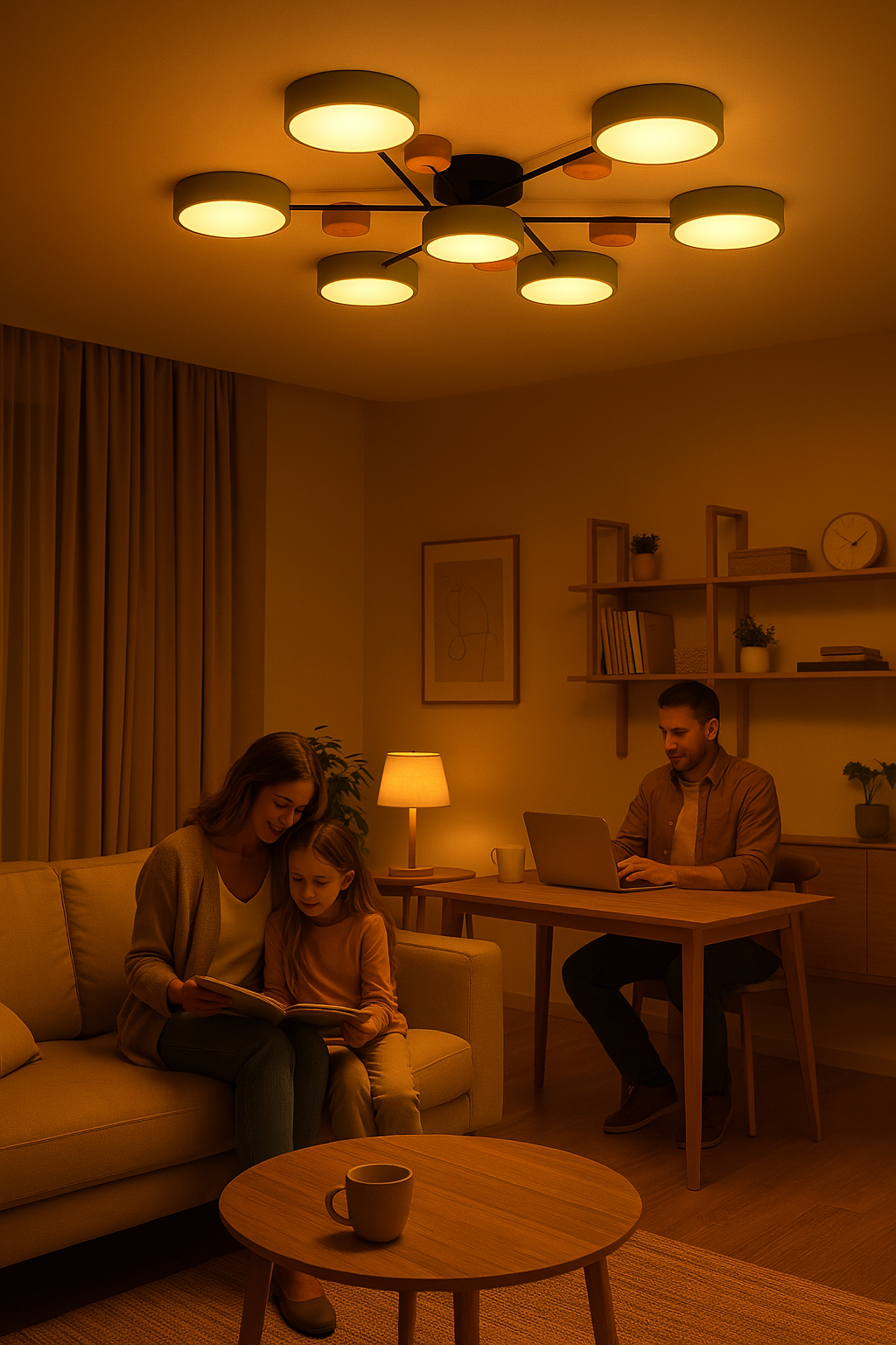 Siopsrl| Scandinavian Ceiling Light – Branching Design, Stylish & Sustainable with LED Technology