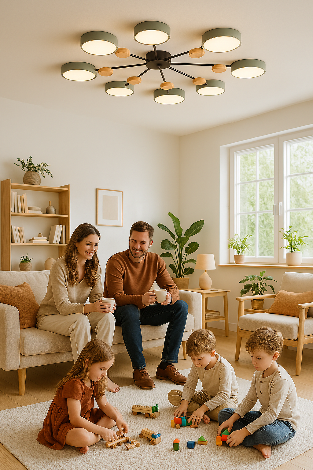 Siopsrl| Scandinavian Ceiling Light – Branching Design, Stylish & Sustainable with LED Technology