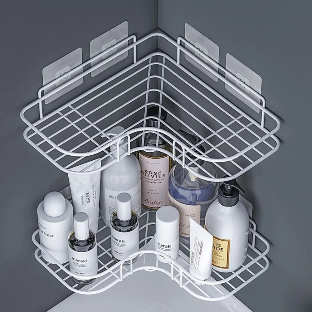 Siopsrl| Bathroom Corner Storage Shower Caddy