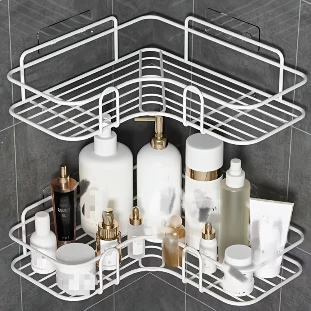 Siopsrl| Bathroom Corner Storage Shower Caddy