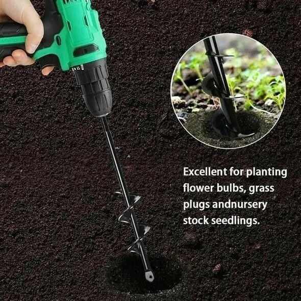Siopsrl| Spiral Garden Drill – Fast Planting Hole with Any Drill