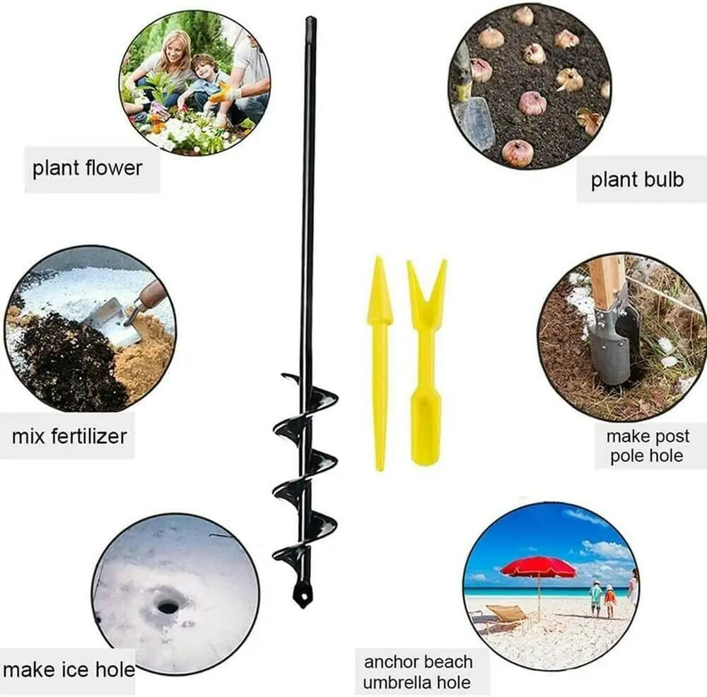 Siopsrl| Spiral Garden Drill – Fast Planting Hole with Any Drill