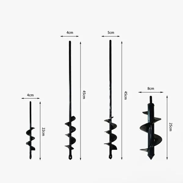 Siopsrl| Spiral Garden Drill – Fast Planting Hole with Any Drill