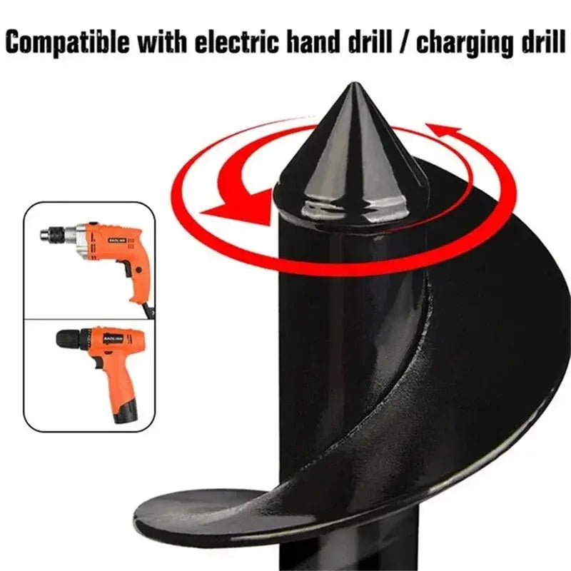 Siopsrl| Spiral Garden Drill – Fast Planting Hole with Any Drill