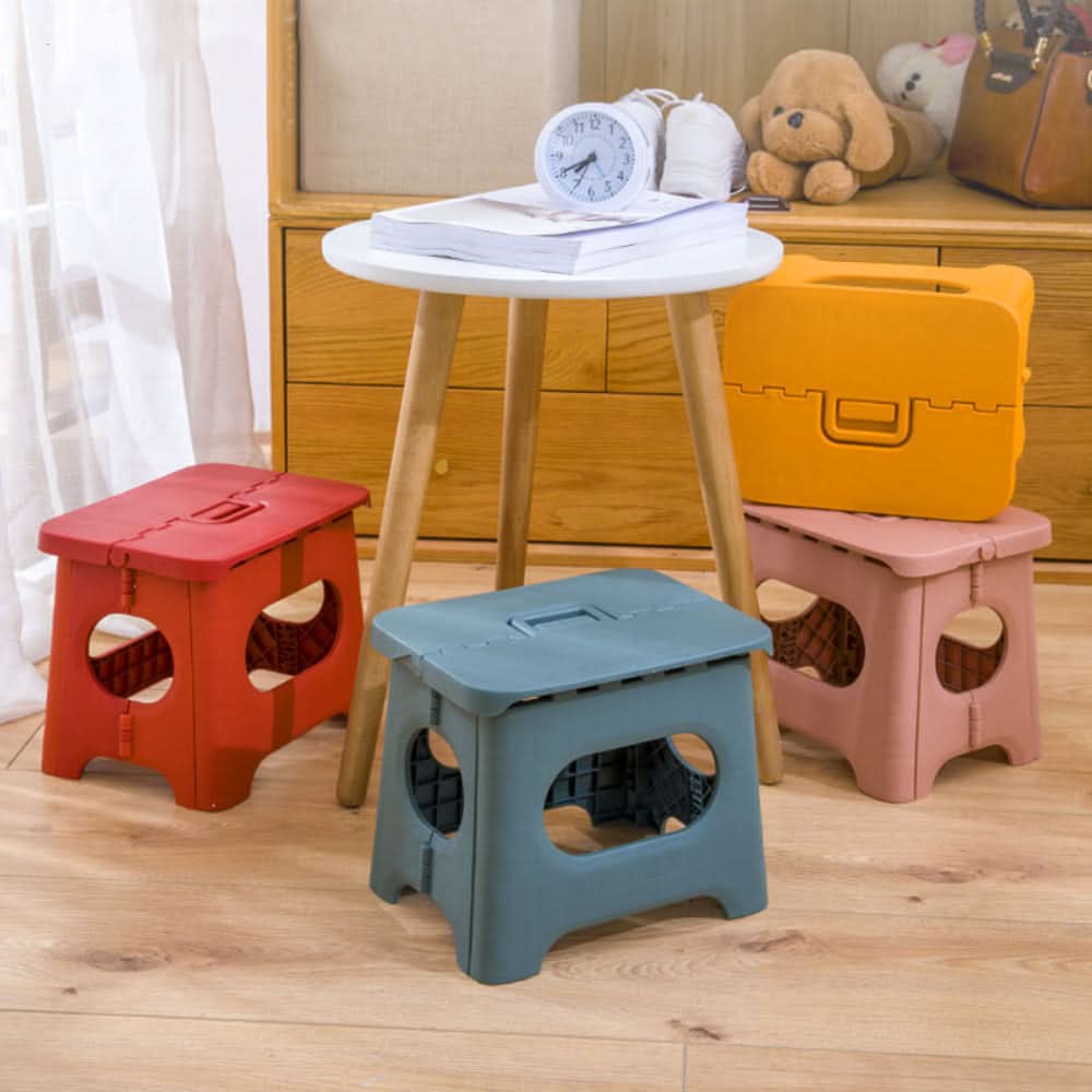 Siopsrl| Foldable Step Stool with Handle for Adults and Kids