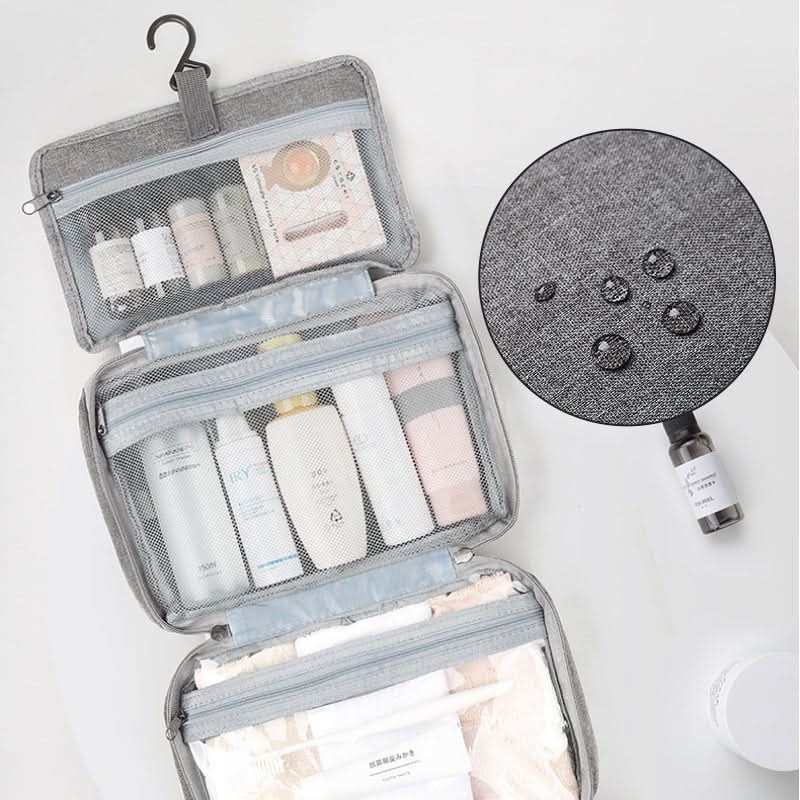 Siopsrl| Compact Travel Cosmetic Organizer with 4 Compartments